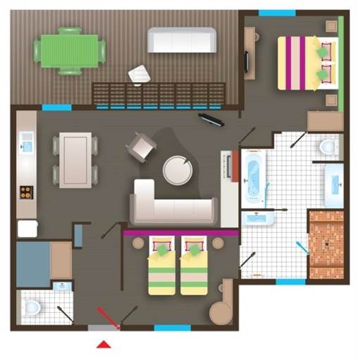 VIP cottage BD459 at Le Bois aux Daims